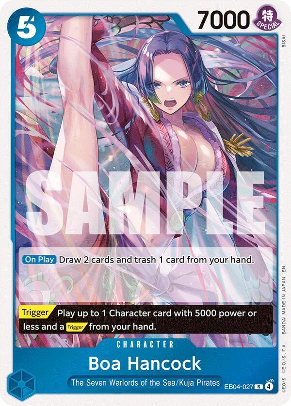 Boa Hancock (EB04-027) - The Azure Sea's Seven (Rare) [OP14-EB04-027] — one-piece card