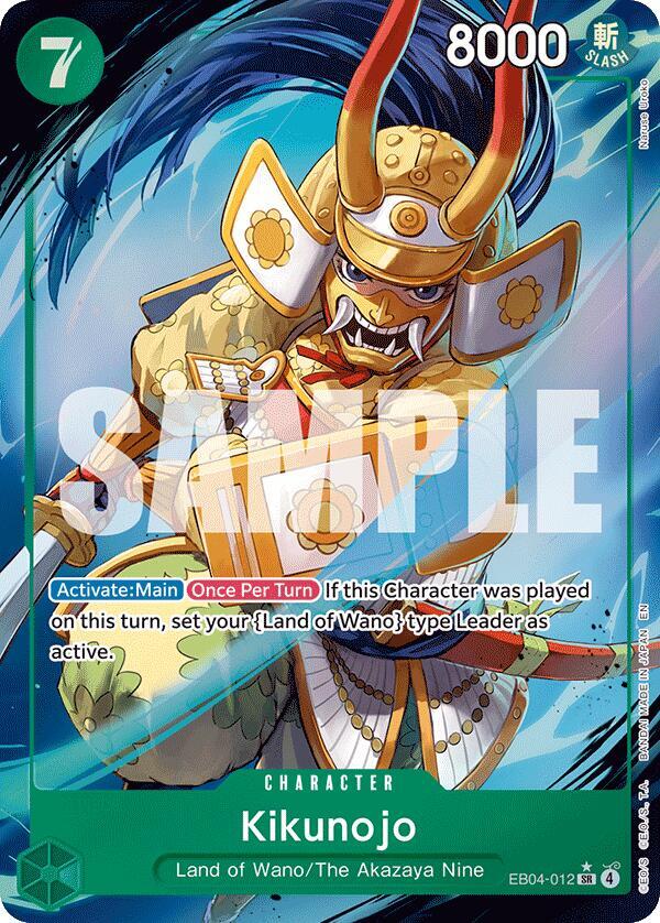 Kikunojo (EB04-012) (V.2) - The Azure Sea's Seven (Alternate Art) [OP14-EB04-012] — one-piece card
