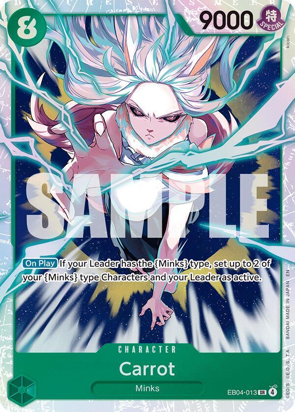 Carrot (EB04-013) (V.1) - The Azure Sea's Seven (Super Rare) [OP14-EB04-013] — one-piece card