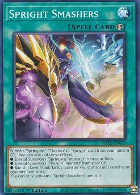 Spright Smashers — Power of the Elements (POTE-057) Yu-Gi-Oh! card Main image