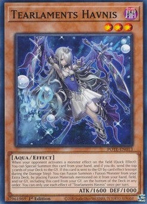 Tearlaments Havnis — Power of the Elements (POTE-013) Yu-Gi-Oh! card Main image