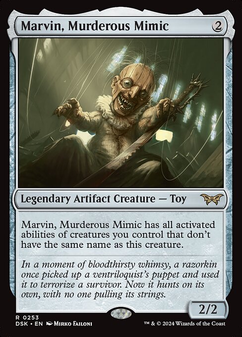 Marvin, Murderous Mimic – Duskmourn: House of Horror (DSK-253) Magic: The Gathering card | LC-REM-20260804-15517353902412-66898970-b99b-48f2-9240-68c301c95500