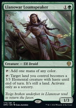 Llanowar Loamspeaker - Dominaria United (Rare) [DMU-170] Main image