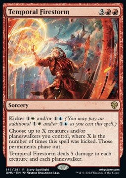 Temporal Firestorm - Dominaria United (Rare) [DMU-147] Imagen principal del producto