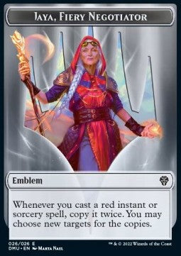Jaya, Fiery Negotiator Emblem - Dominaria United: Extras (Token) [XDMU-T26] Hauptbild