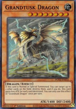 Grandtusk Dragon - Power of the Elements (Super Rare) [POTE-033] Main image