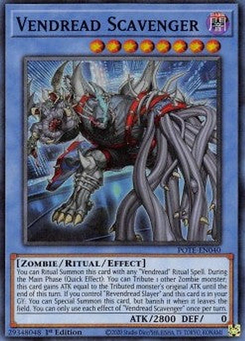 Vendread Scavenger — Power of the Elements (POTE-040) Yu-Gi-Oh! card Hauptbild
