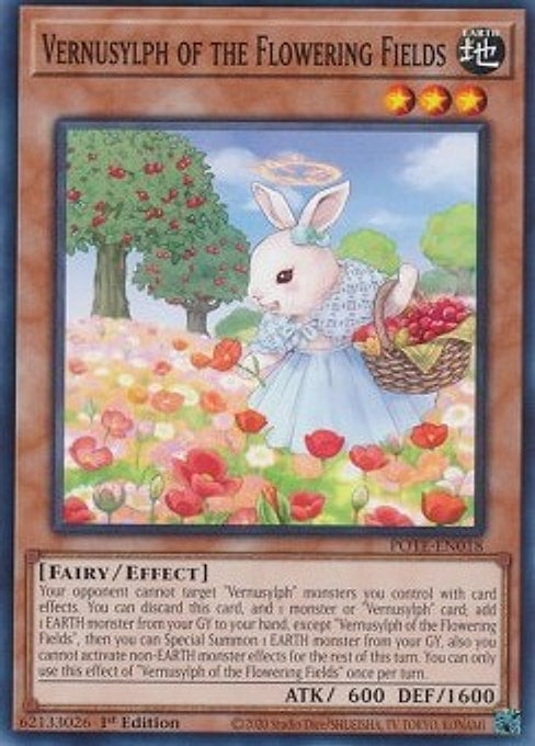 Vernusylph of the Flowering Fields — Power of the Elements (POTE-018) Yu-Gi-Oh! card Main image