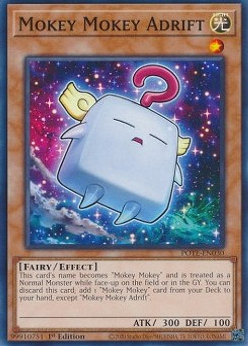 Mokey Mokey Adrift — Power of the Elements (POTE-030) Yu-Gi-Oh! card Main image