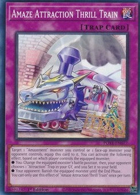 Amaze Attraction Thrill Train — Power of the Elements (POTE-077) Yu-Gi-Oh! card Image principale du produit