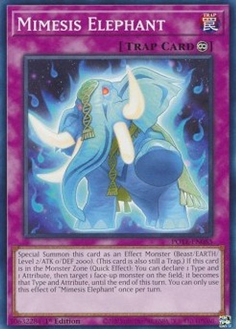 Mimesis Elephant — Power of the Elements (POTE-085) Yu-Gi-Oh! card Main image