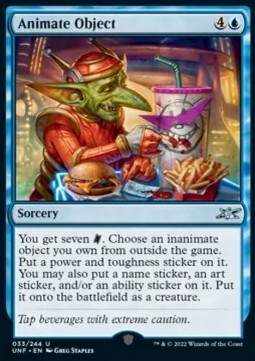 Animate Object - Unfinity (Uncommon) [UNF-33] Hover Image