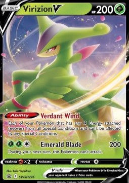 Virizion V - SWSH Black Star Promos (Promo) [SWSH-295] Imagen principal del producto