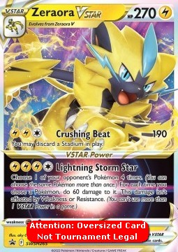 Zeraora VSTAR - SWSH Black Star Promos (Oversized) [SWSH-265] Imagen principal del producto