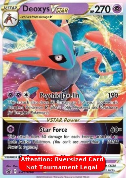 Deoxys VSTAR - SWSH Black Star Promos (Oversized) [SWSH-268] Imagen principal del producto