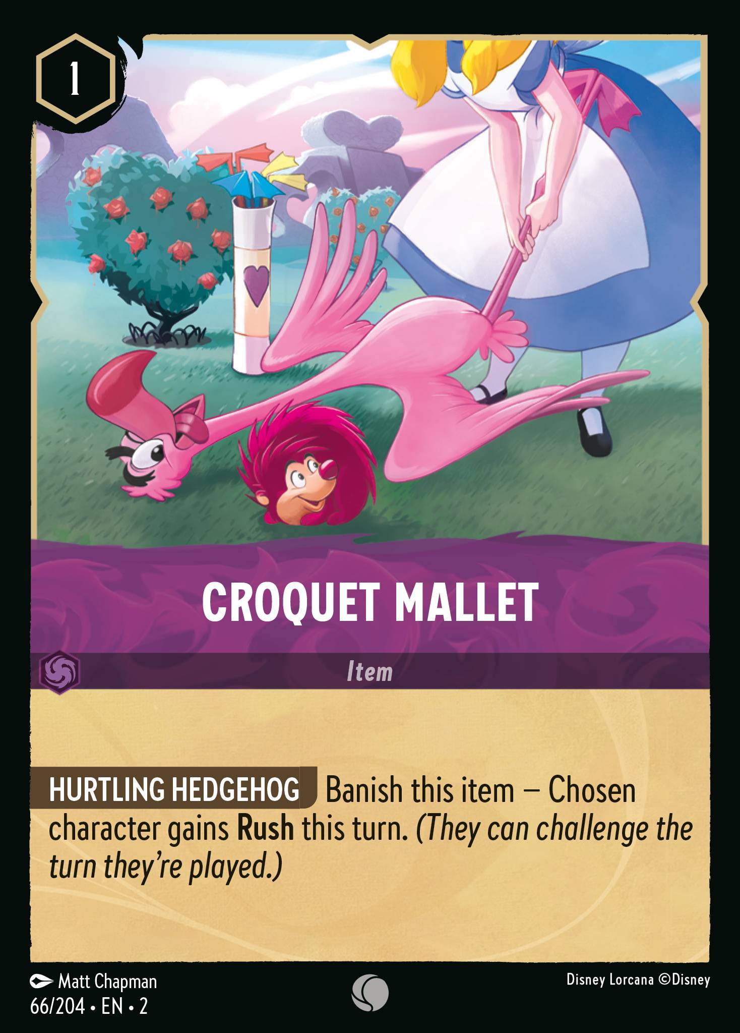 Croquet Mallet — Rise of the Floodborn (2ROF-66) Disney Lorcana card