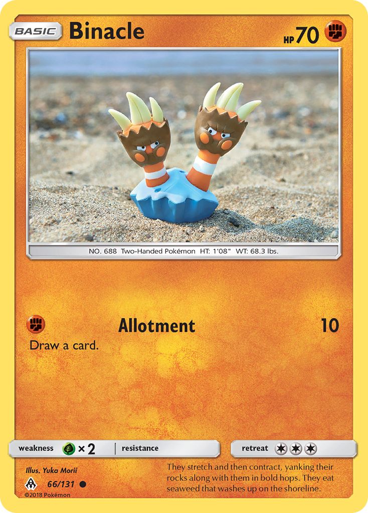 Binacle – Forbidden Light 66 – Pokémon TCG single card Image principale du produit