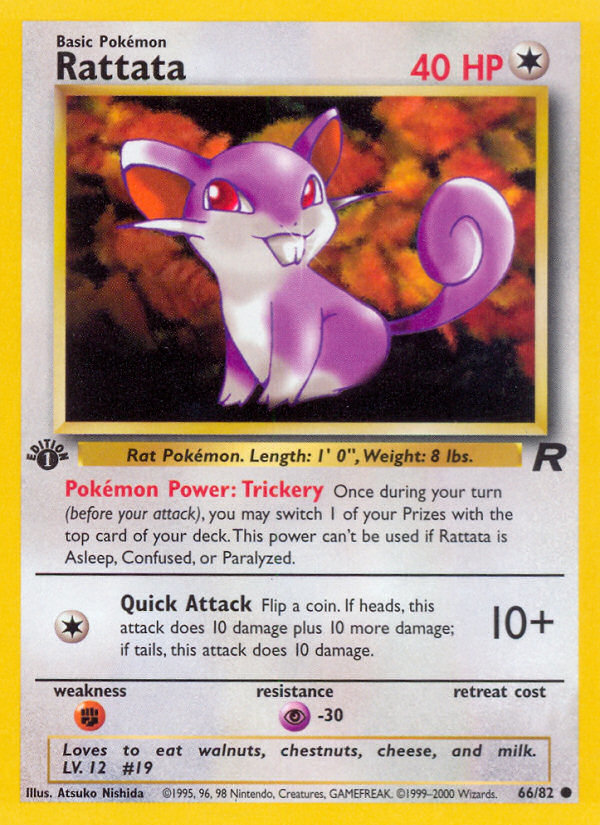 Rattata – Team Rocket 66 – Pokémon TCG single card Image principale du produit