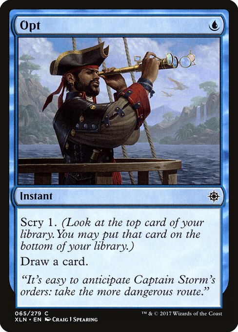 Opt – Ixalan (XLN-65) Magic: The Gathering card