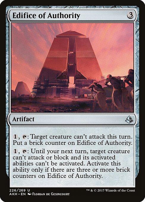 Edifice of Authority – Amonkhet (AKH-226) Magic: The Gathering card