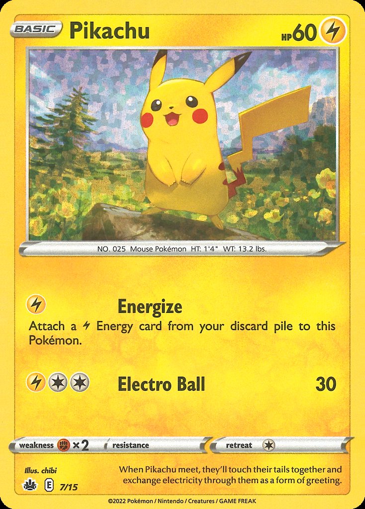 Pikachu - McDonald's Match Battle 2022 (Fixed) [MCD22-7] Hoofdafbeelding