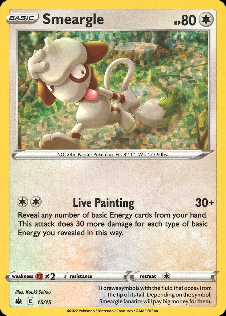 Smeargle - McDonald's Match Battle 2022 (Fixed) [MCD22-15] Hoofdafbeelding
