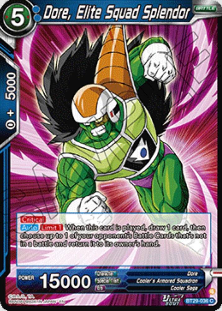 Dore, Elite Squad Splendor - Fearsome Rivals (Common) [BT29-036] — dragon-ball card