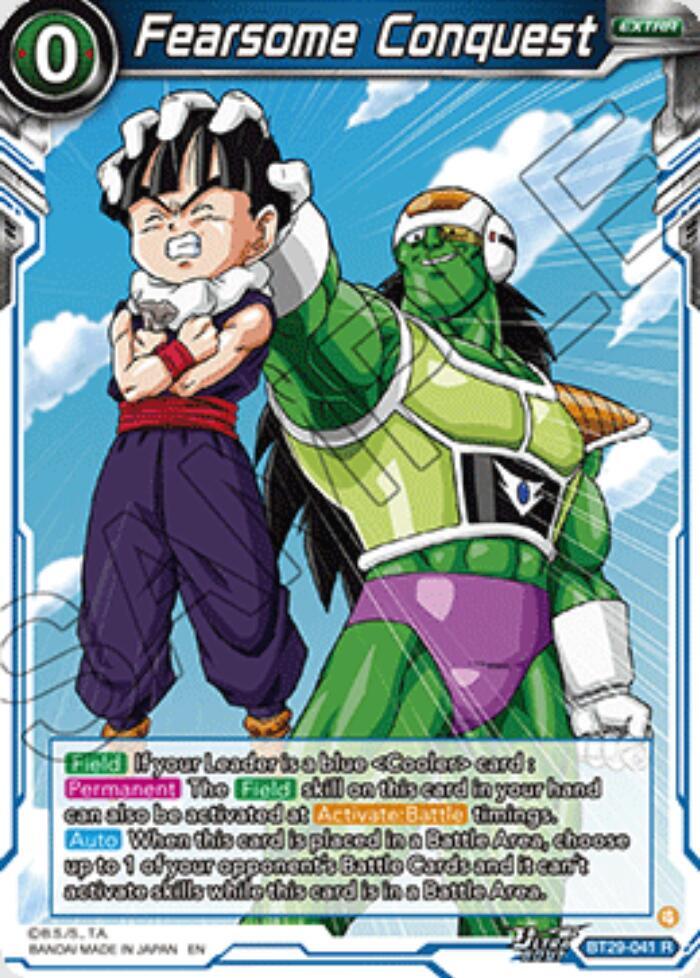 Fearsome Conquest - Fearsome Rivals (Rare) [BT29-041] — dragon-ball card