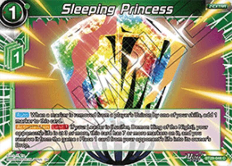 Sleeping Princess - Fearsome Rivals (Common) [BT29-046] — dragon-ball card