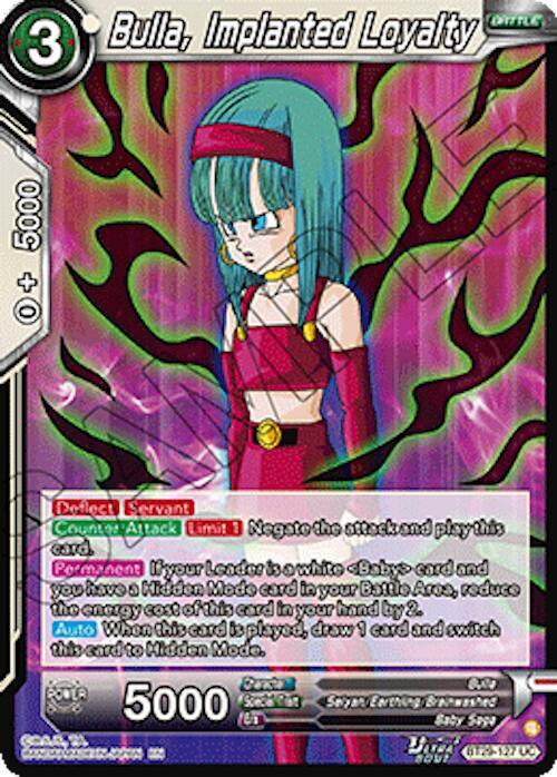 Bulla, Implanted Loyalty - Fearsome Rivals (Uncommon) [BT29-127] — dragon-ball card