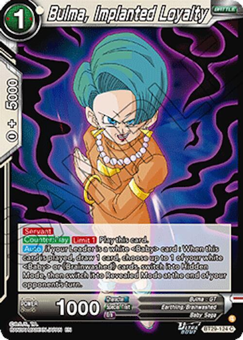 Bulma, Implanted Loyalty - Fearsome Rivals (Common) [BT29-124] — dragon-ball card