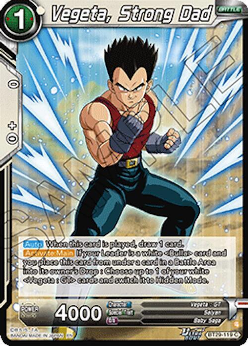 Vegeta, Strong Dad - Fearsome Rivals (Common) [BT29-119] — dragon-ball card Imagen principal del producto