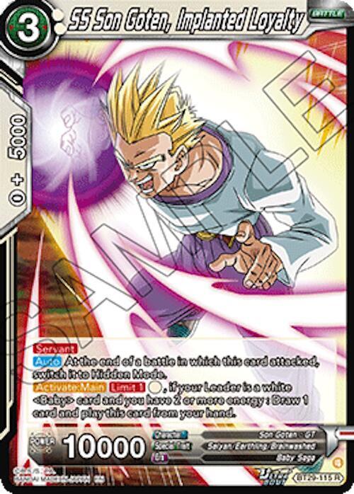 SS Son Goten, Implanted Loyalty - Fearsome Rivals (Rare) [BT29-115] — dragon-ball card