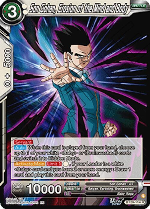 Son Gohan, Erosion of the Mind and Body - Fearsome Rivals (Rare) [BT29-114] — dragon-ball card
