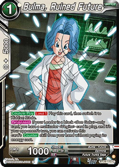 Bulma, Ruined Future - Fearsome Rivals (Common) [BT29-110] — dragon-ball card