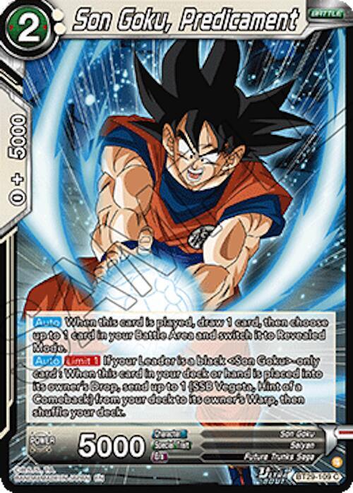 Son Goku, Predicament - Fearsome Rivals (Common) [BT29-109] — dragon-ball card