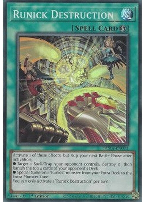 Runick Destruction — Tactical Masters (TAMA-031) Yu-Gi-Oh! card Imagen principal del producto