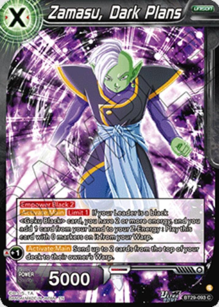 Zamasu, Dark Plans - Fearsome Rivals (Common) [BT29-093] — dragon-ball card Hoofdafbeelding