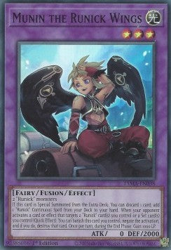 Munin the Runick Wings - Tactical Masters (Super Rare) [TAMA-038] Imagen principal del producto