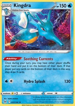 Kingdra - Lost Origin (Holo Rare) [LOR-037] Hoofdafbeelding