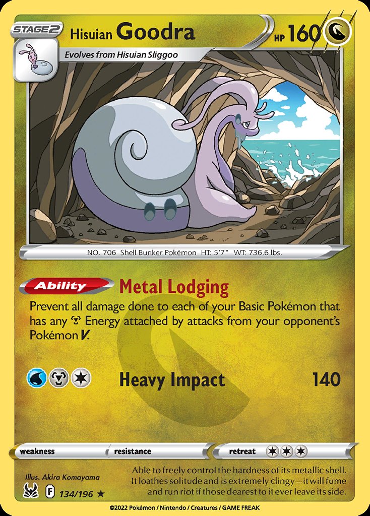 Hisuian Goodra - Lost Origin (Holo Rare) [LOR-134] Immagine principale del prodotto
