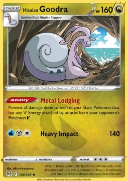 Hisuian Goodra - Lost Origin (Holo Rare) [LOR-134] Hover Image