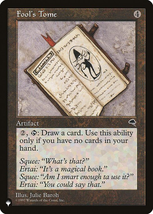Fool's Tome – The List (PLST-TMP-289) Magic: The Gathering card | LC-REM-20260804-15151528739148-670e1d46-c5d4-48b6-a189-3c64076288dd