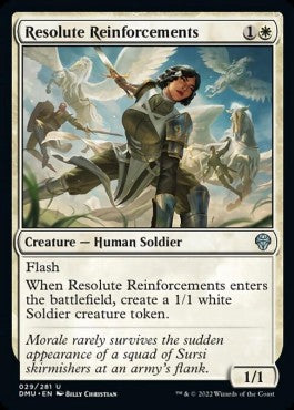 Resolute Reinforcements - Dominaria United (Uncommon) [DMU-29] Imagen principal del producto