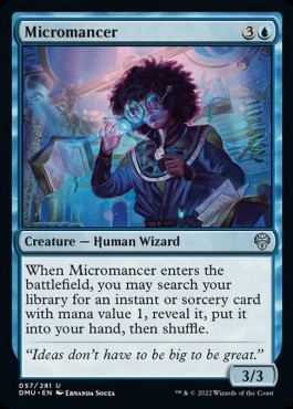 Micromancer - Dominaria United (Uncommon) [DMU-57] Hoofdafbeelding