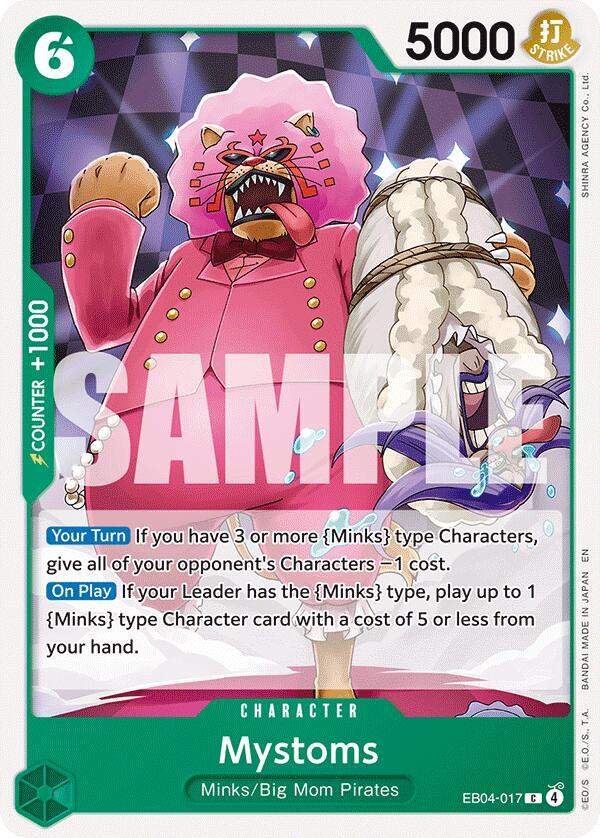 Mystoms (EB04-017) - The Azure Sea's Seven (Common) [OP14-EB04-017] — one-piece card