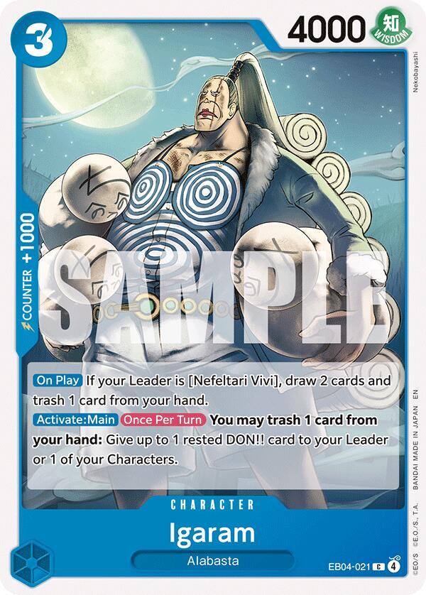 Igaram (EB04-021) - The Azure Sea's Seven (Common) [OP14-EB04-021] — one-piece card Main image