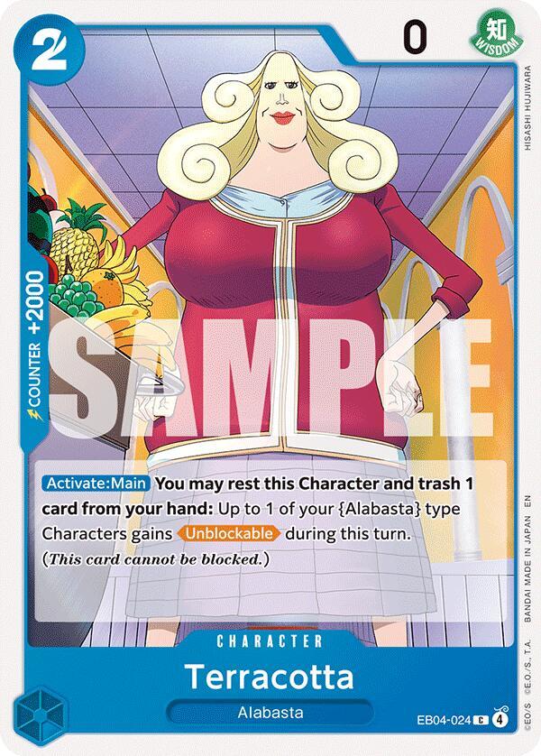 Terracotta (EB04-024) - The Azure Sea's Seven (Common) [OP14-EB04-024] — one-piece card Main image