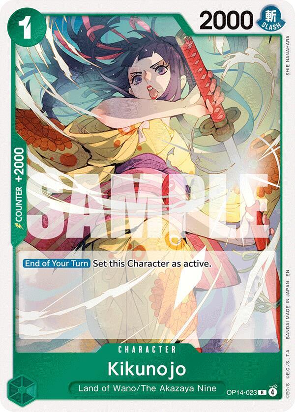 Kikunojo (OP14-023) - The Azure Sea's Seven (Rare) [OP14-023] — one-piece card Immagine principale del prodotto