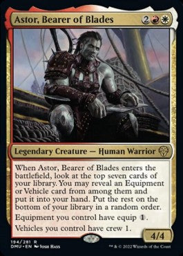 Astor, Bearer of Blades - Dominaria United (Rare) [DMU-194] Hover Image